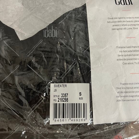 Cabi 3357 Blush Pink Ribbed Knit Lace Up Button Front Cardigan Sweater Size S - Picture 12 of 13